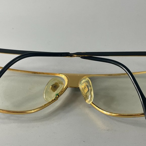 Laura Biagiotti Vintage 80s V90 Handmade Gold Woman Eyeglasses/Sunglasses Frame - Picture 9 of 9